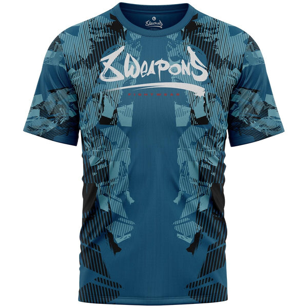 8 WEAPONS Functional T-Shirt, Hit 2.0, navy-black