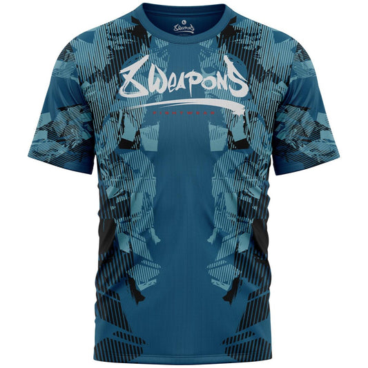 8 WEAPONS Functional T-Shirt, Hit 2.0, navy-black