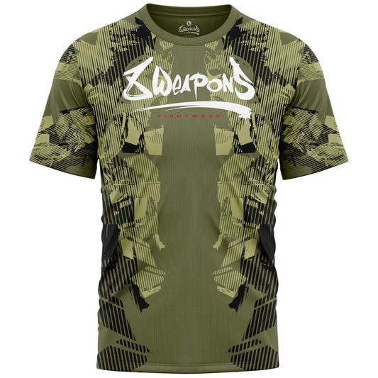 8 WEAPONS Functional T-Shirt, Hit 2.0, olive-black