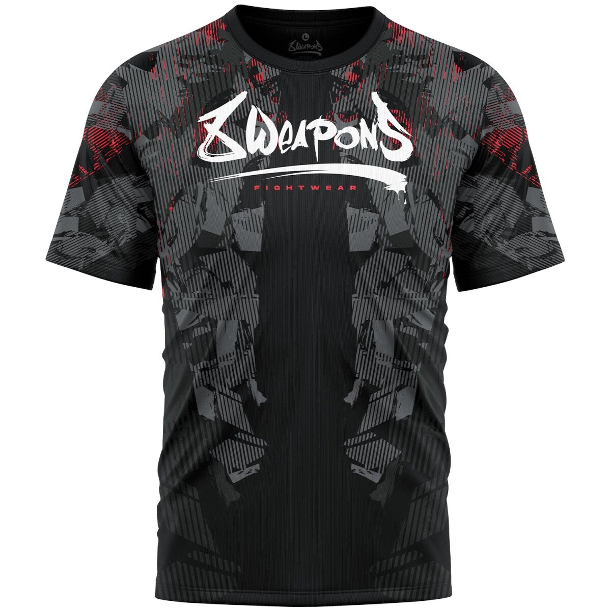 8 WEAPONS Functional T-Shirt, Hit 2.0, black-red