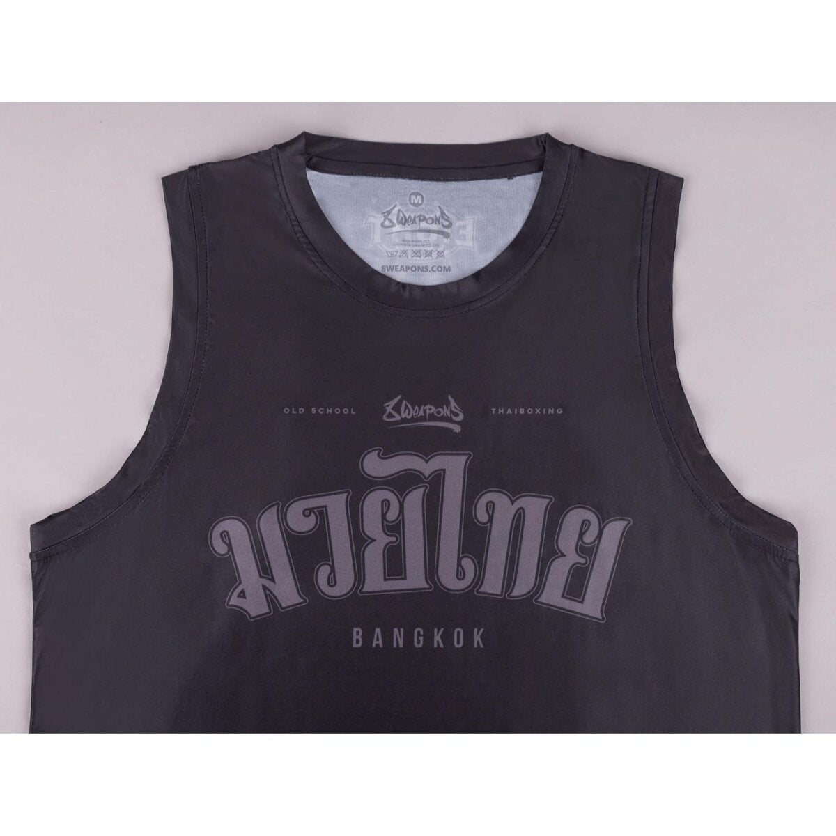 8 WEAPONS Functional Tank Top, Bangkok, black-black