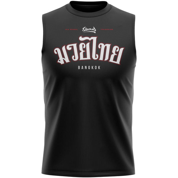 8 WEAPONS Functional Tank Top, Bangkok, black-white