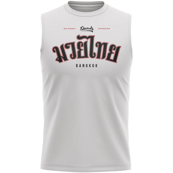 8 WEAPONS Functional Tank Top, Bangkok, white-black