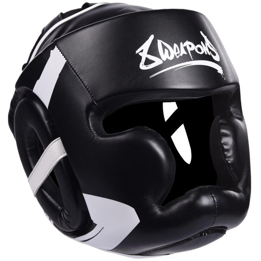 8 WEAPONS Head Guard, Unlimited, black-white