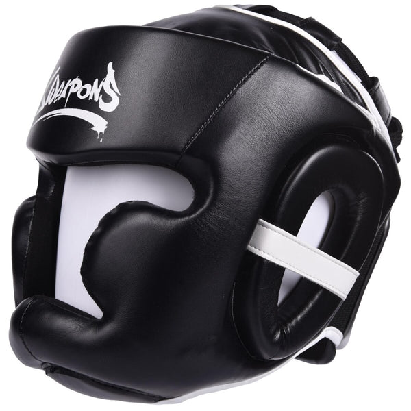 8 WEAPONS Head Guard, Unlimited, black-white