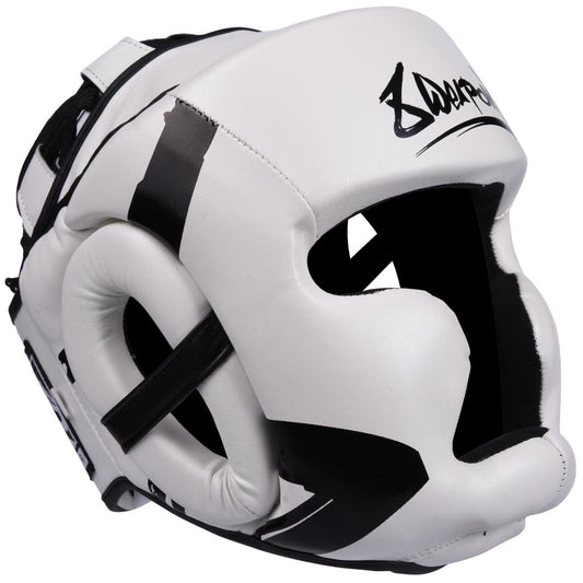 8 WEAPONS Head Guard, Unlimited, white-black