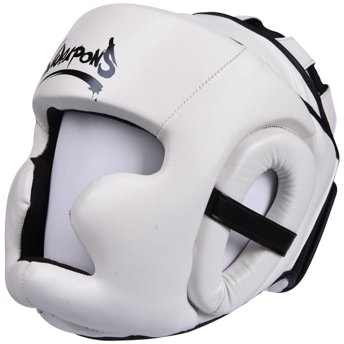 8 WEAPONS Head Guard, Unlimited, white-black