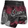 8 WEAPONS Muay Thai Shorts, Hanuman, black-red