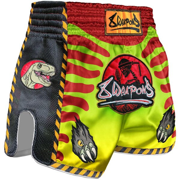 8 WAFFEN Muay Thai Shorts, Jurassic