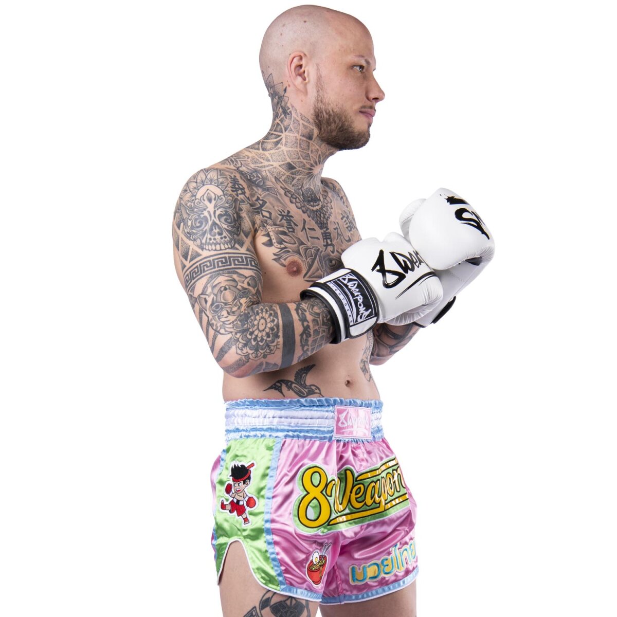 8 WEAPONS Muay Thai Shorts, Yummy, pink
