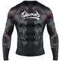 8 WEAPONS Rashguard, L/S, Hit 2.0, black-red