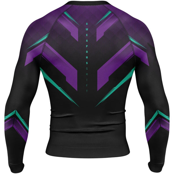 8 WEAPONS Rashguard, L/S, Shift, cyber