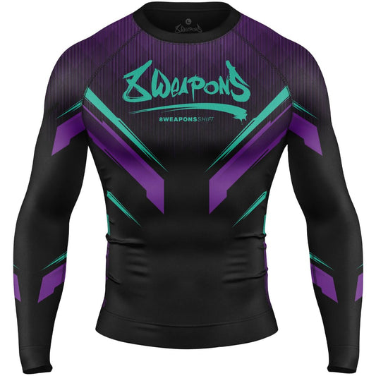 8 WEAPONS Rashguard, L/S, Shift, cyber