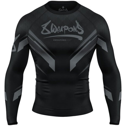 8 WEAPONS Rashguard, Shift, black-black