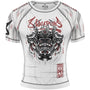 8 WEAPONS Rashguard, S/S, Samurai 2.0, white-red