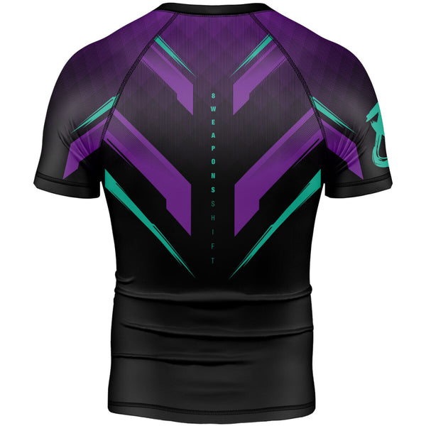 8 WEAPONS Rashguard, S/S, Shift, cyber