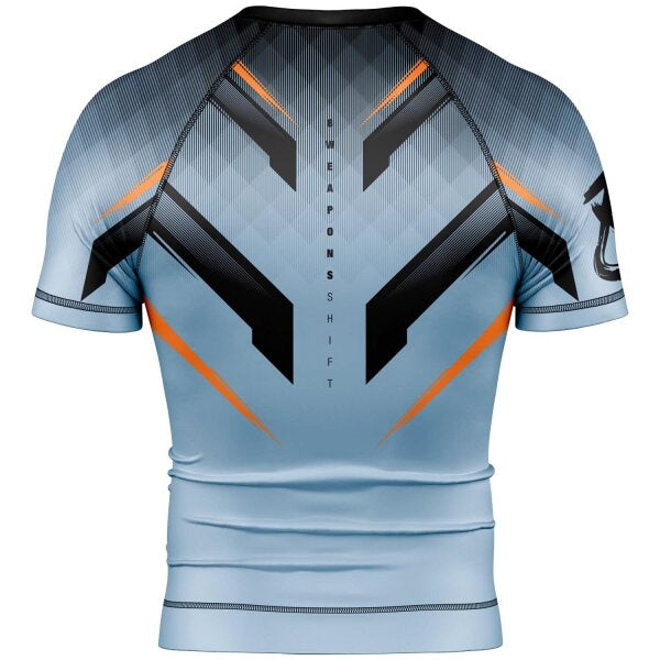 8 WEAPONS Rashguard, Shift, ice-grey-orange