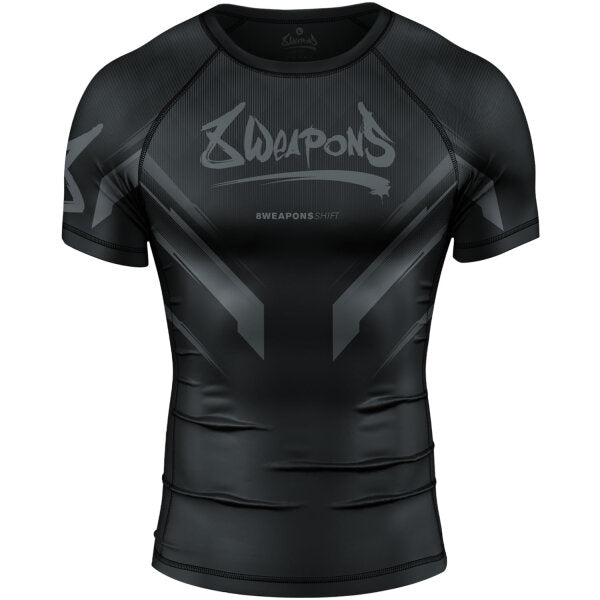 8 WEAPONS Rashguard, Shift, black-black