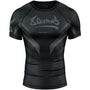 8 WEAPONS Rashguard, S/S, Shift, black-matt