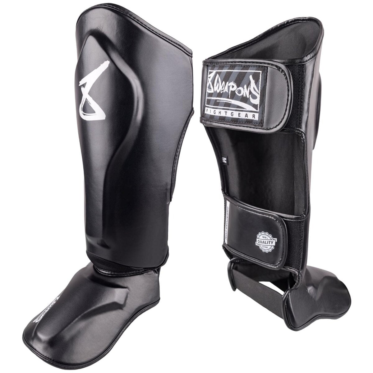 8 WEAPONS Shin Guard, Pure, black