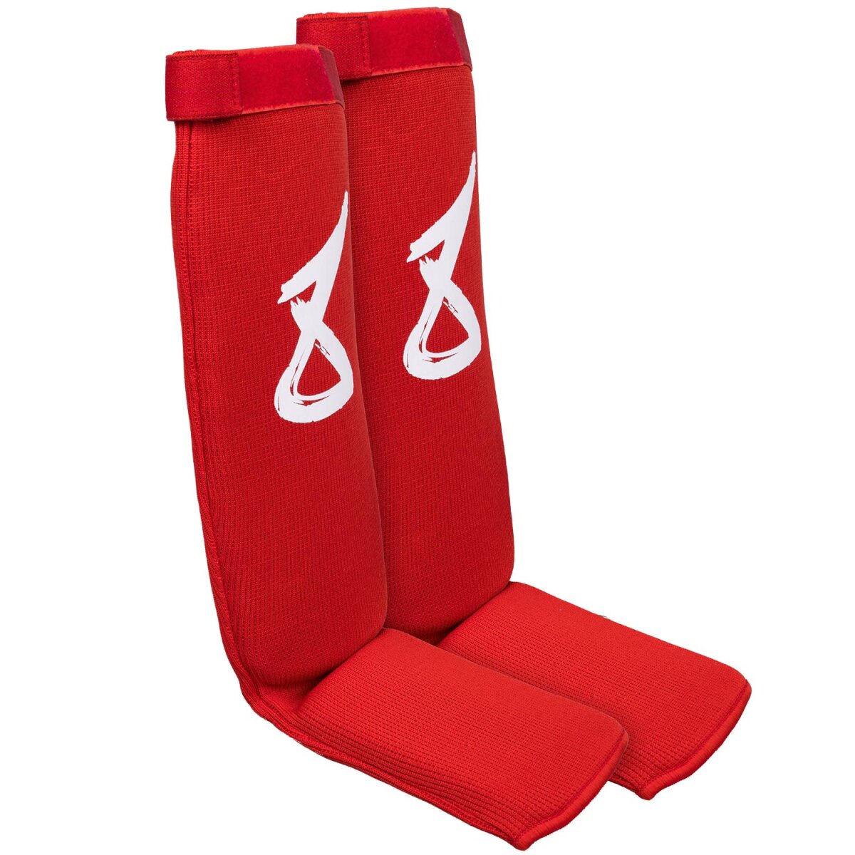 8 WEAPONS Shin Guards, S8, red