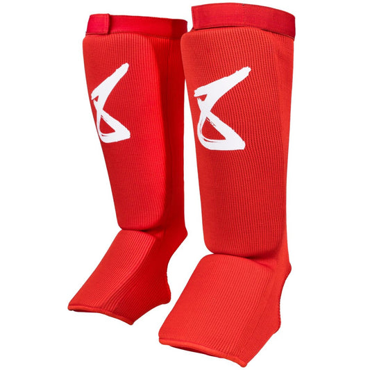 8 WEAPONS Shin Guards, S8, red