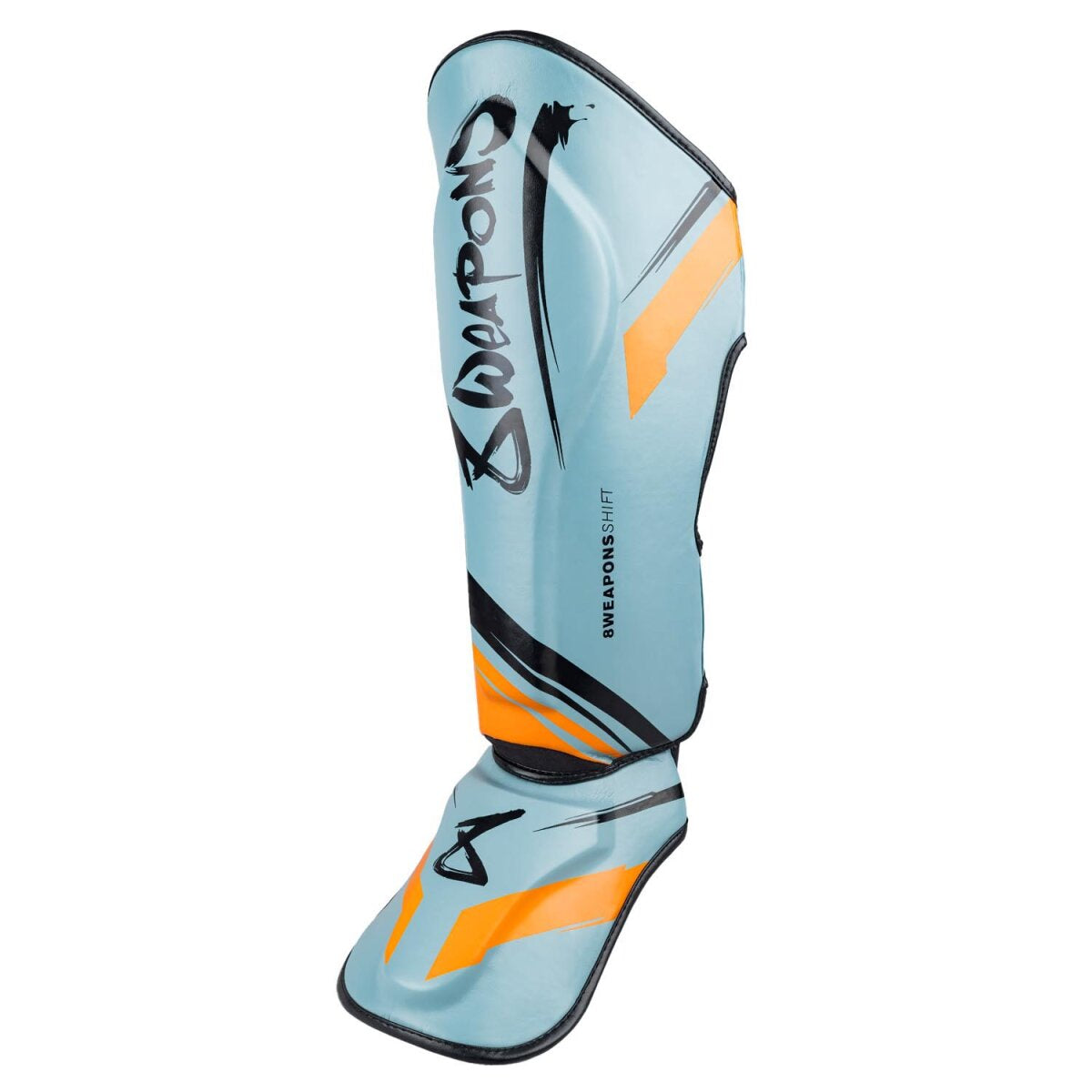 8 WEAPONS Shin Guards, Shift, ice-grey-orange
