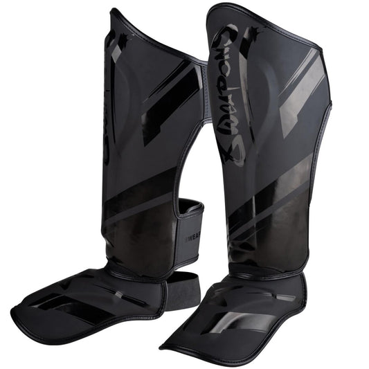 8 WEAPONS Shin Guards, Shift, black-black