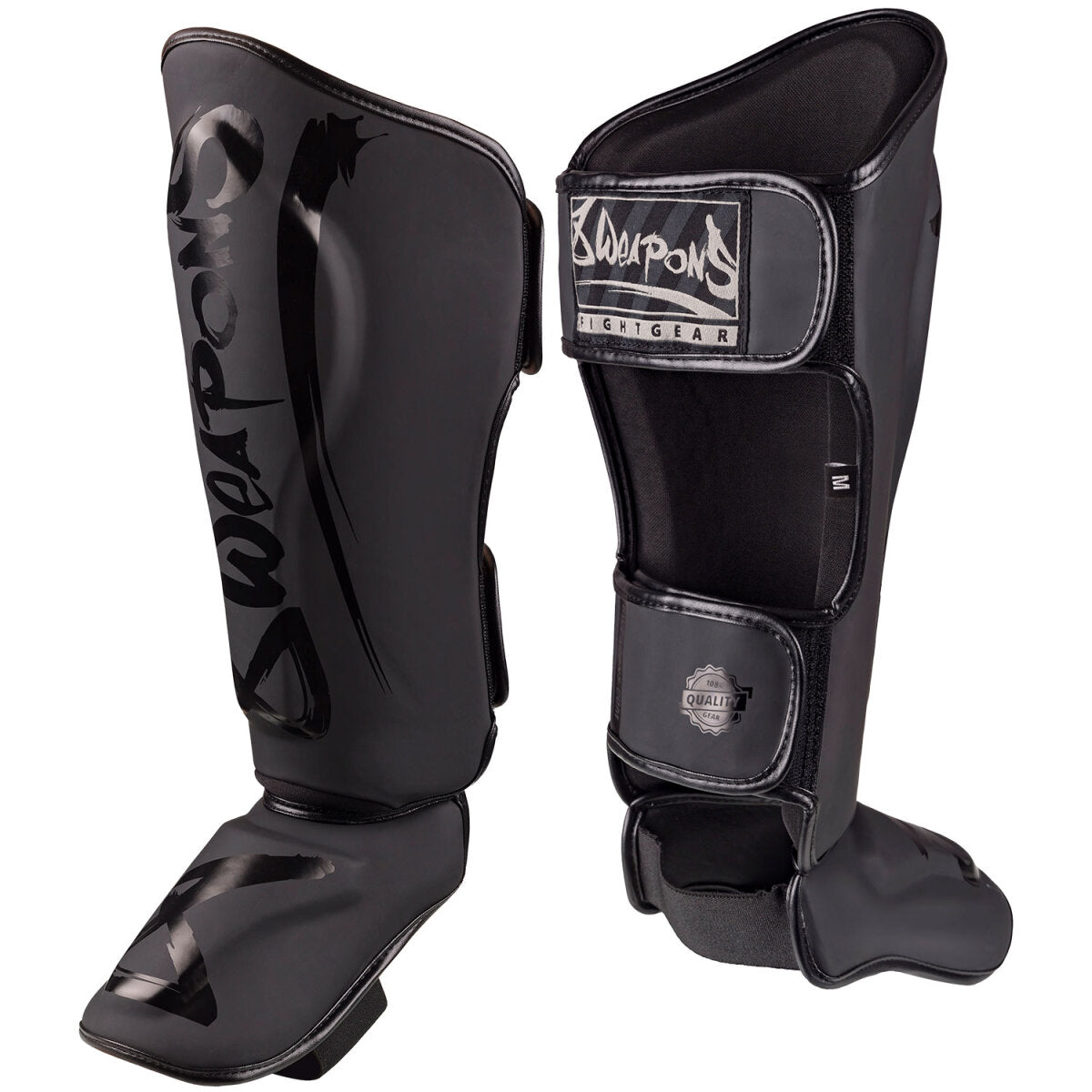 8 WEAPONS Shin Guards, Unlimited 2.0, black-black