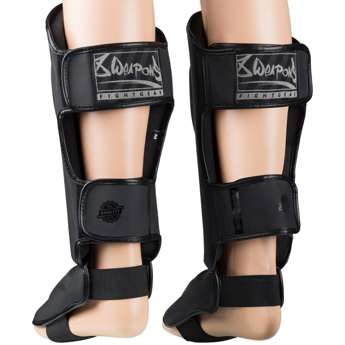 8 WEAPONS Shin Guards, Unlimited 2.0, black-black