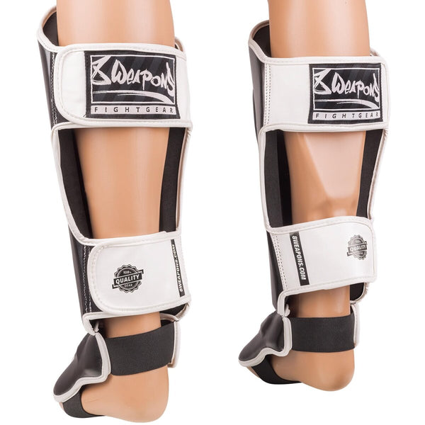 8 WEAPONS Shin Guards, Unlimited 2.0, black-white