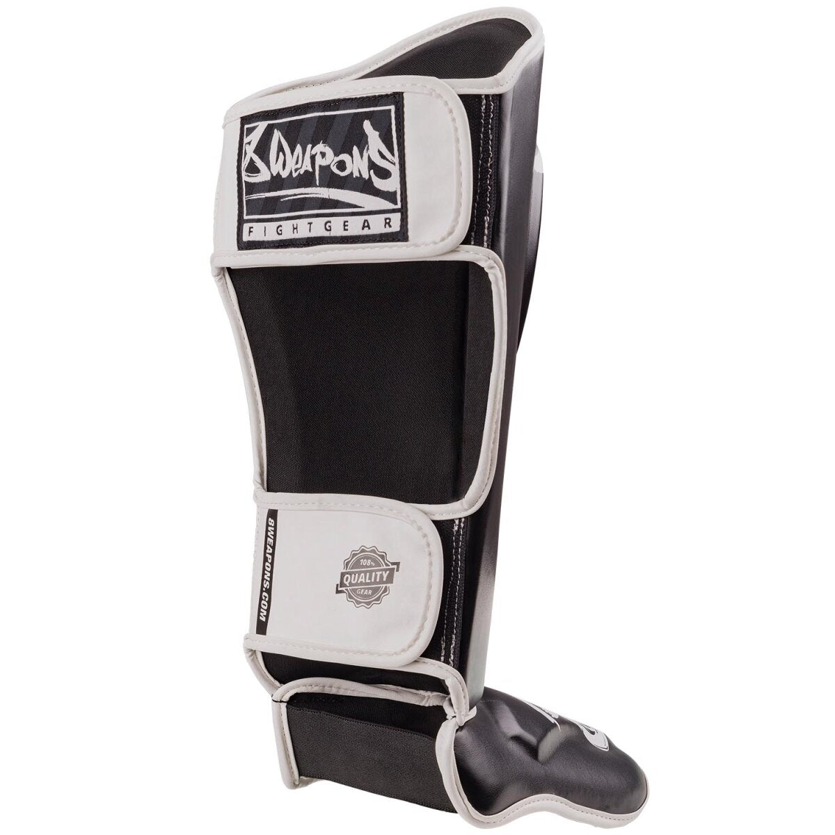 8 WEAPONS Shin Guards, Unlimited 2.0, black-white