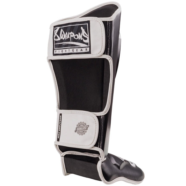 8 WEAPONS Shin Guards, Unlimited 2.0, black-white