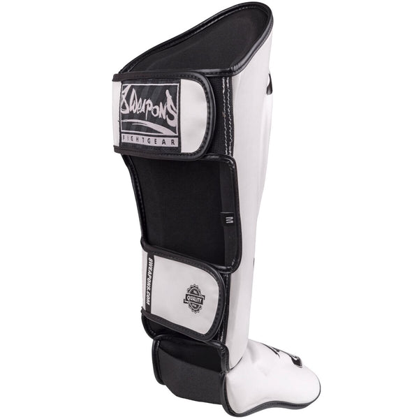 8 WEAPONS Shin Guards, Unlimited 2.0, white-black