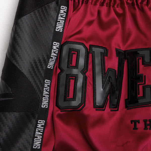 8 WEAPONS Shorts, Carbon, Red Dawn red