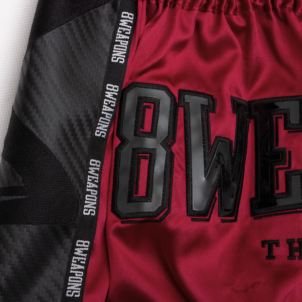 8 WEAPONS Shorts, Carbon, Red Dawn red