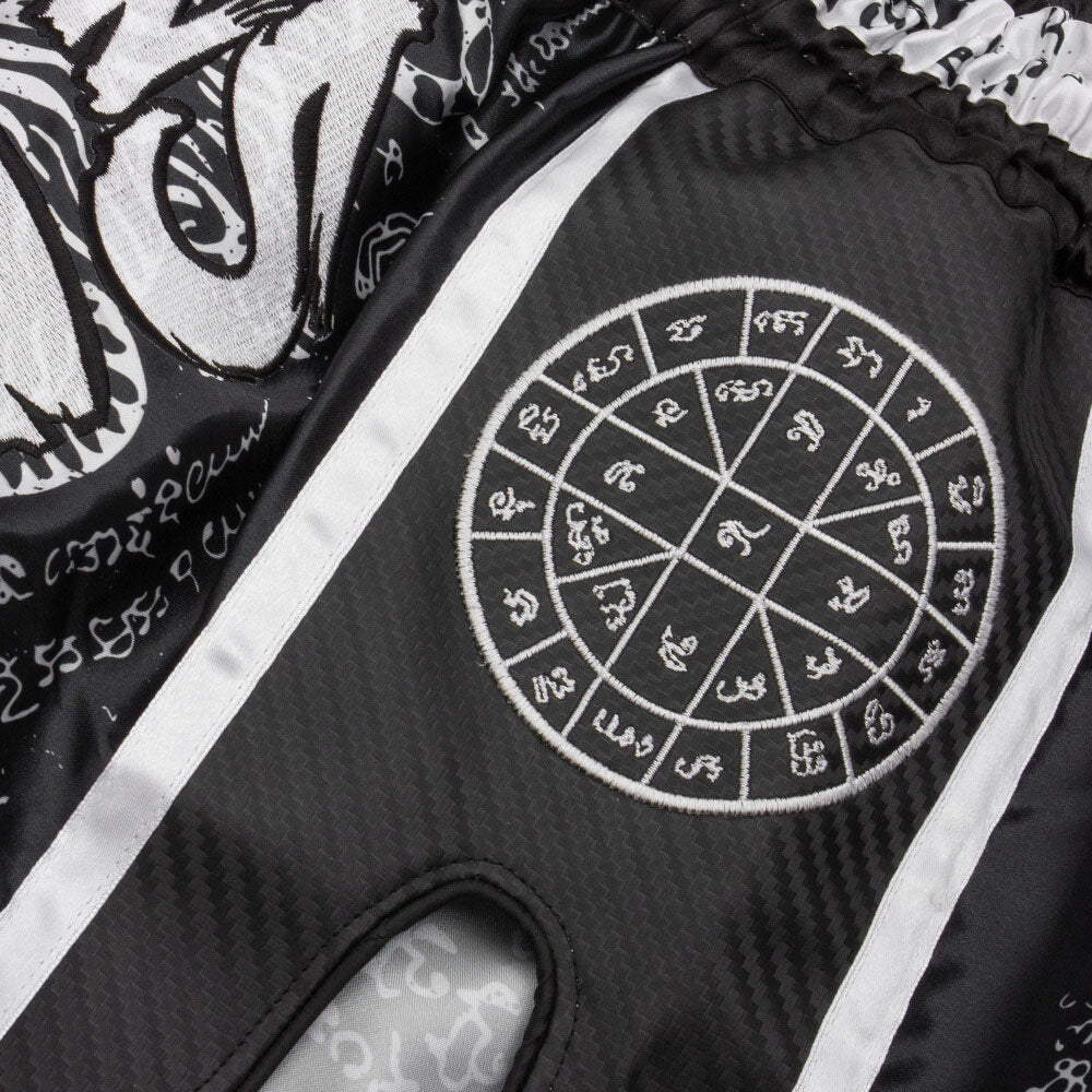 8 WEAPONS Shorts, Carbon, Sak Yant Tigers, black