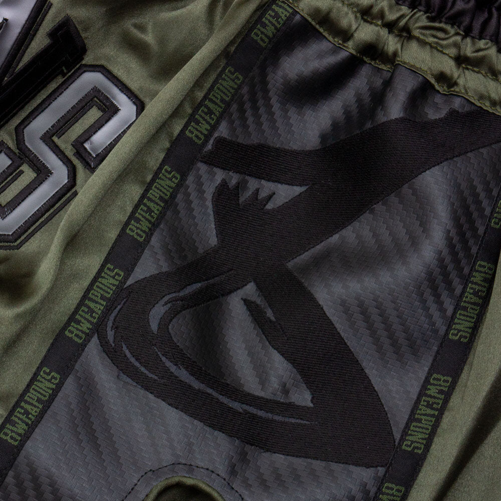 8 WEAPONS Shorts, Carbon, Underworld olive