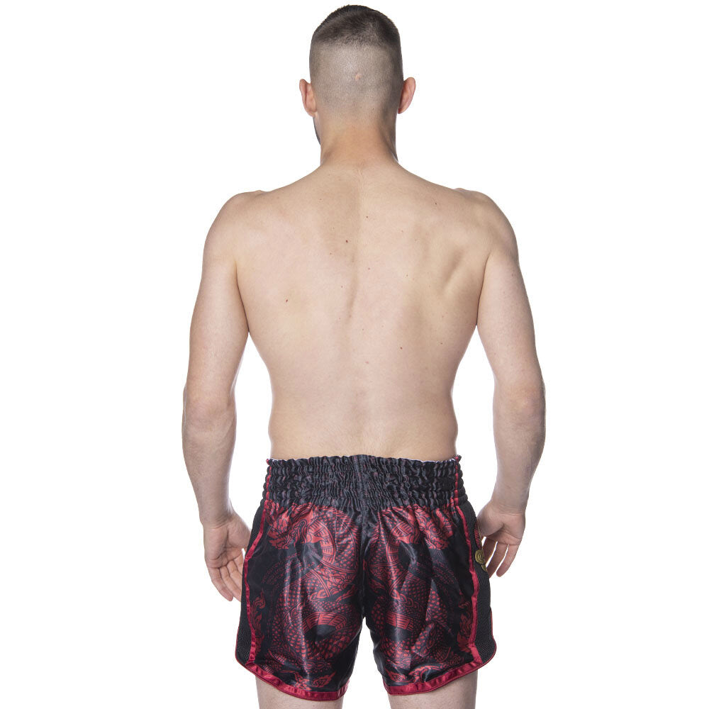 8 WEAPONS Shorts, Sak Yant Naga, black-red