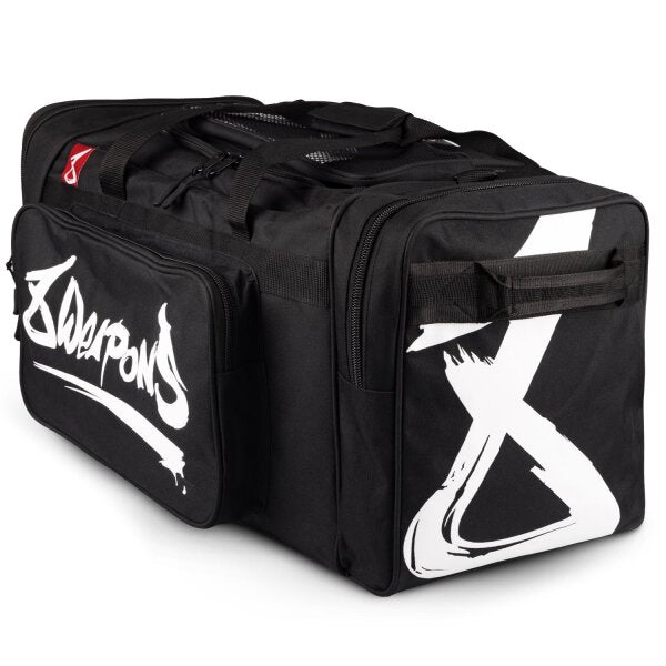 8 WEAPONS Sporttasche, schwarz-weiß