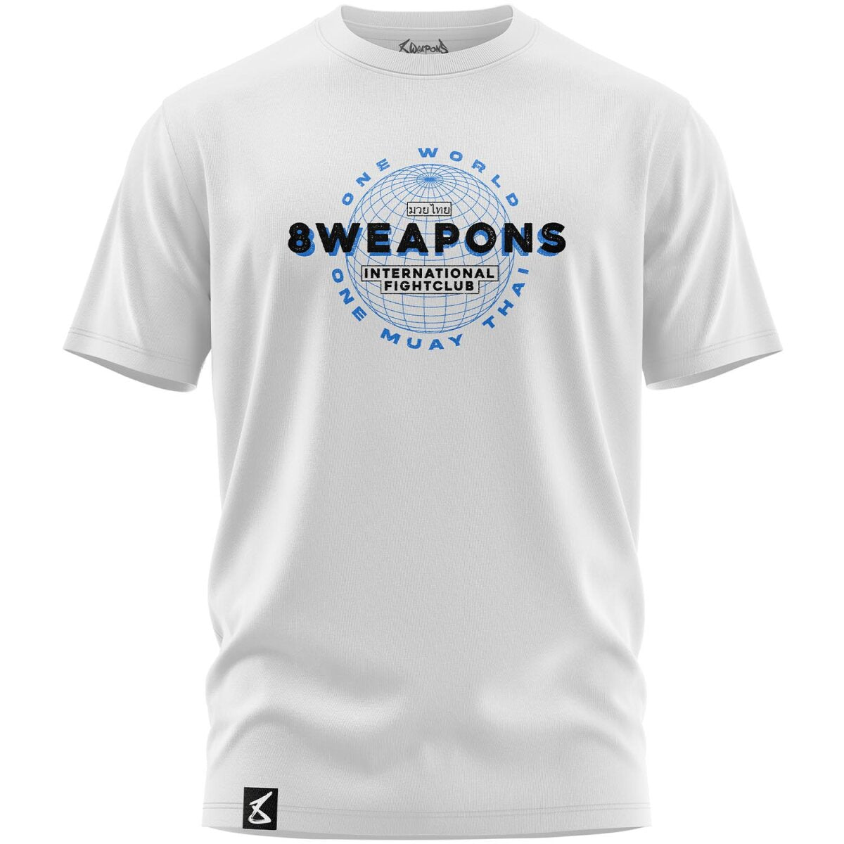 8 WEAPONS T-Shirt, 1W1MT Oversize, white
