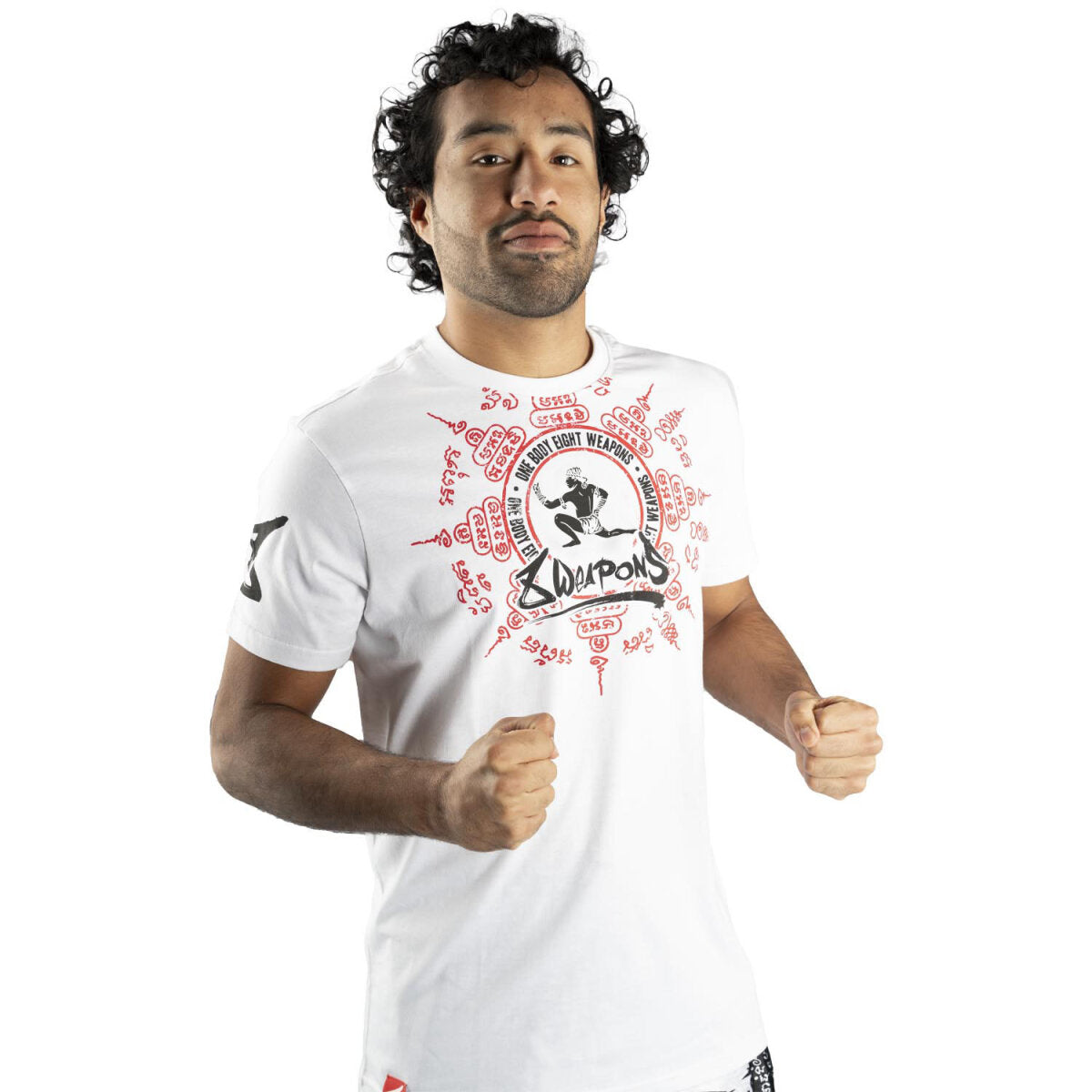 8 WEAPONS T-Shirt, Eight Ways Yant, White