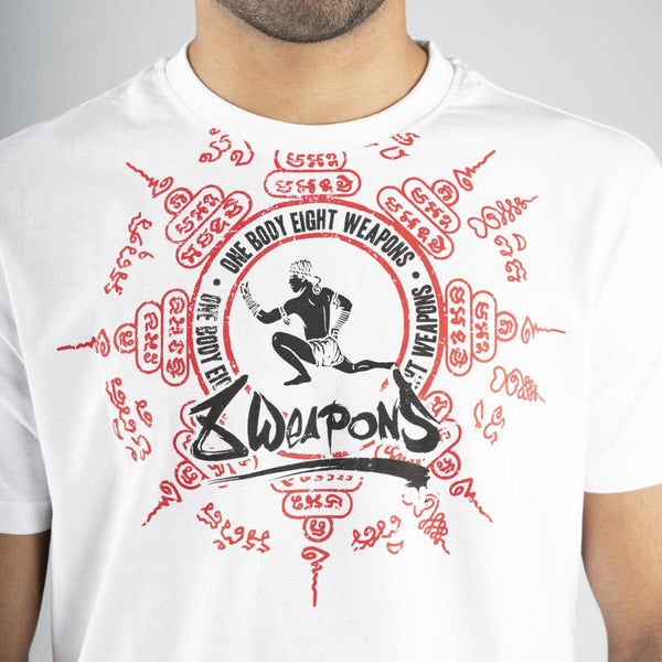 8 WEAPONS T-Shirt, Eight Ways Yant, White