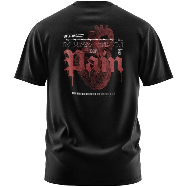8 WEAPONS T-Shirt, Pain Oversize, black
