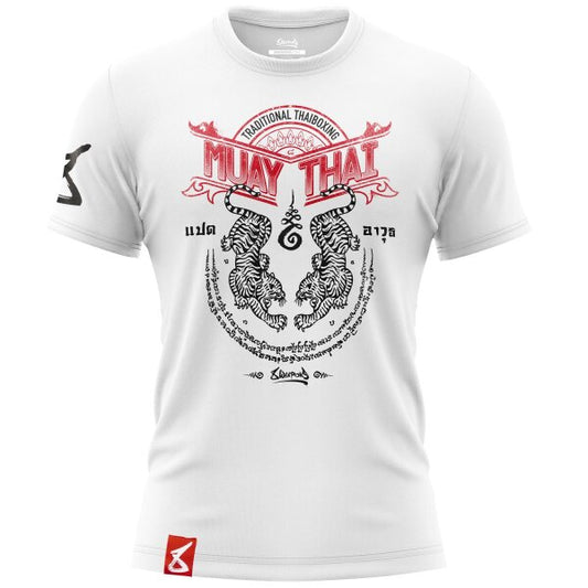 8 WEAPONS T-Shirt, Sak Yant Tigers