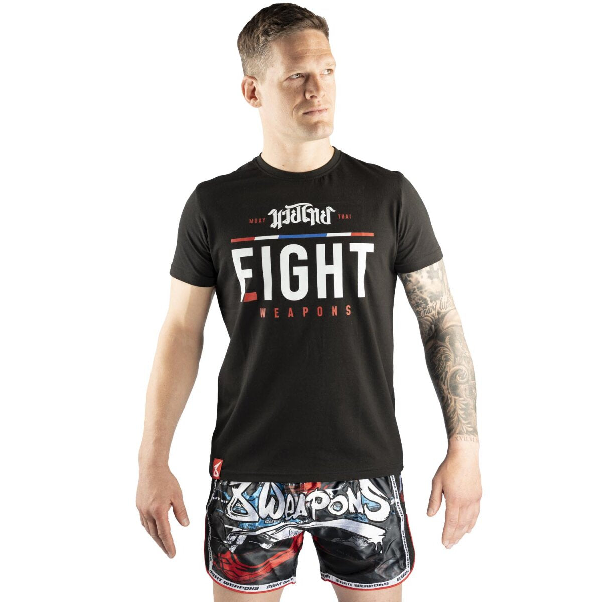 8 WEAPONS T-Shirt, The Fight, black