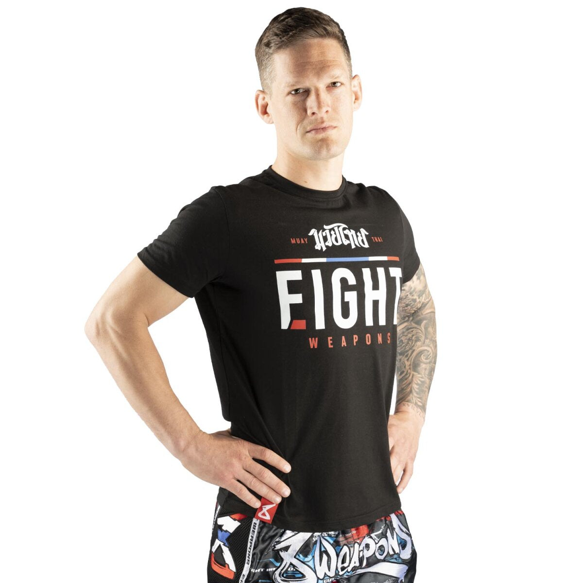 8 WEAPONS T-Shirt, The Fight, black