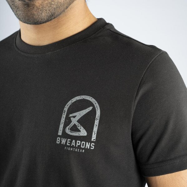 8 WEAPONS T-Shirt, Tombstone, Black
