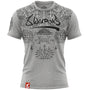 8 WEAPONS T-Shirt, Yantra, Grey