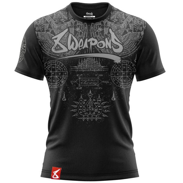8 WEAPONS T-Shirt, Yantra, Black